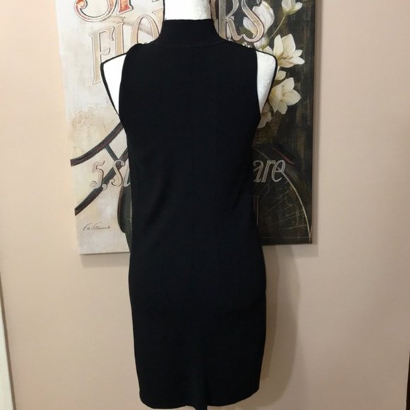 INC Mock Turtleneck Black Sleeveless Dress with Silver Studs - XXL - Picture 12 of 13